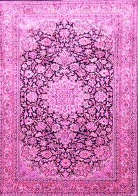 Medallion Pink Traditional Rug, tr1010pnk