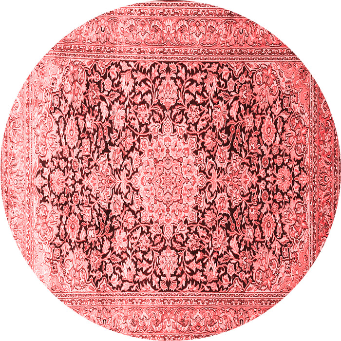Medallion Red Traditional Rug, tr1010red