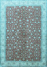 Persian Light Blue Traditional Rug, tr1011lblu