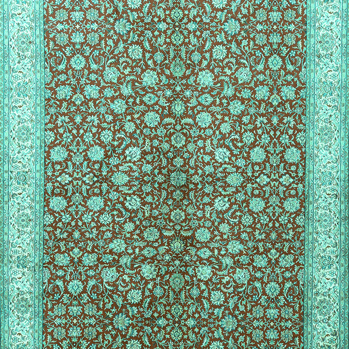 Persian Turquoise Traditional Rug, tr1011turq