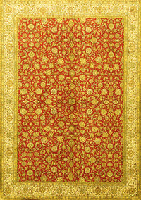 Persian Yellow Traditional Rug, tr1011yw