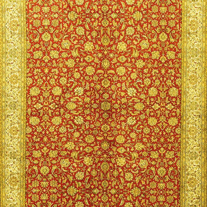 Persian Yellow Traditional Rug, tr1011yw