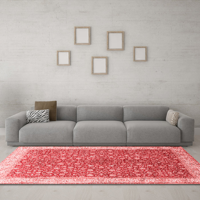 Traditional Red Washable Rugs