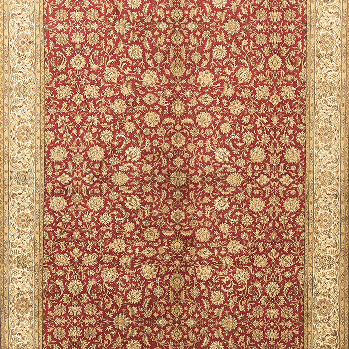 Machine Washable Persian Brown Traditional Rug, wshtr1011brn