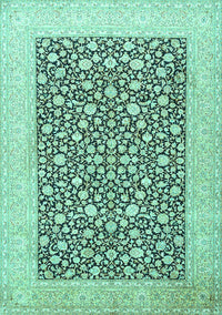 Persian Turquoise Traditional Rug, tr1012turq