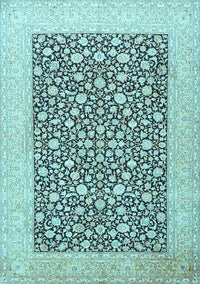 Persian Light Blue Traditional Rug, tr1012lblu