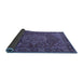 Sideview of Persian Blue Traditional Rug, tr1013blu