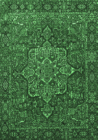 Persian Emerald Green Traditional Rug, tr1013emgrn