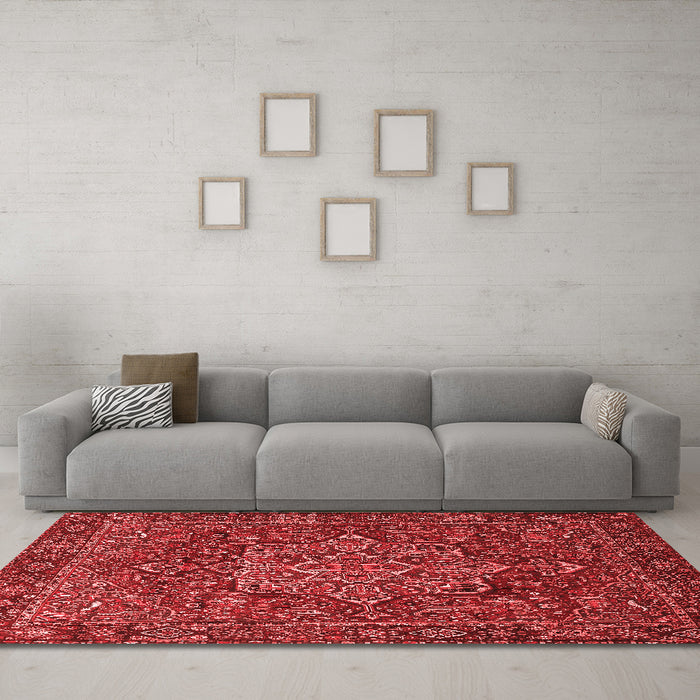 Traditional Red Washable Rugs