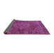 Sideview of Persian Purple Traditional Rug, tr1013pur