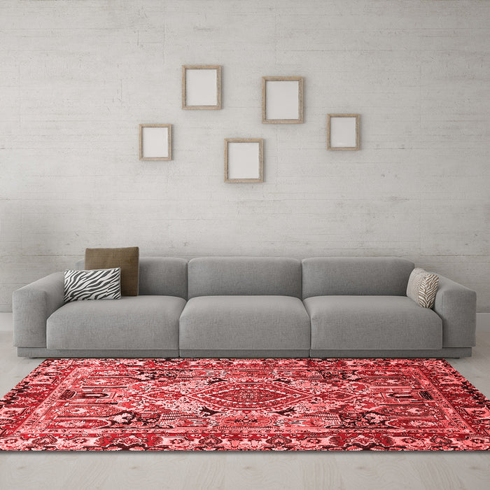 Traditional Red Washable Rugs