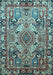 Persian Light Blue Traditional Rug, tr1014lblu