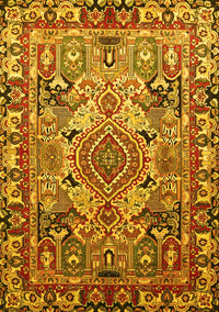 Persian Yellow Traditional Rug, tr1014yw