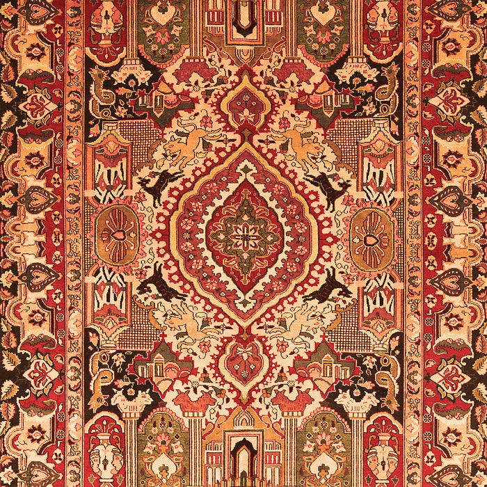 Persian Orange Traditional Rug, tr1014org