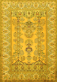 Persian Yellow Traditional Rug, tr1017yw