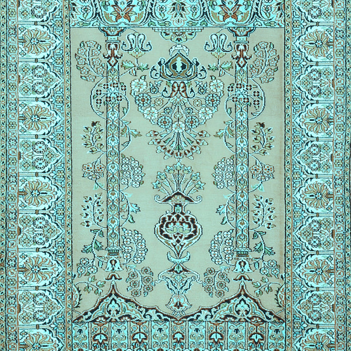 Persian Light Blue Traditional Rug, tr1017lblu