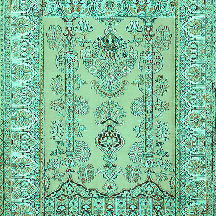 Persian Turquoise Traditional Rug, tr1017turq