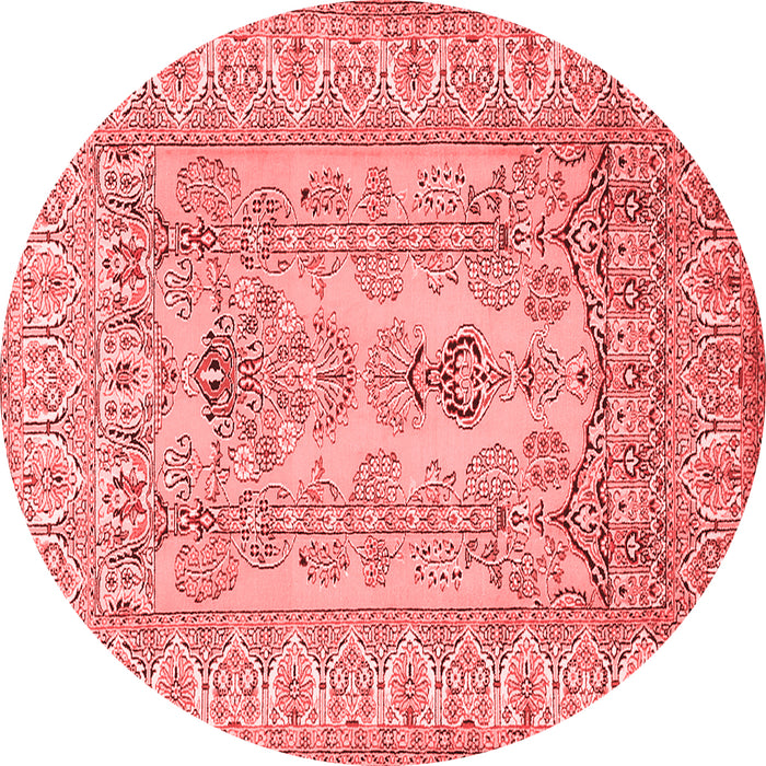 Machine Washable Persian Red Traditional Rug, wshtr1017red