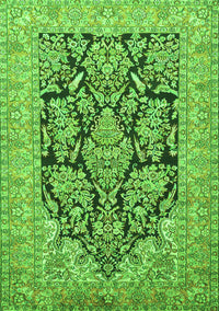 Persian Green Traditional Rug, tr1018grn