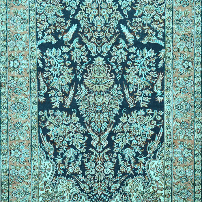 Persian Light Blue Traditional Rug, tr1018lblu