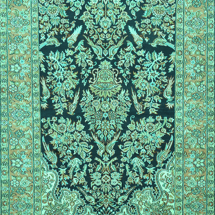 Persian Turquoise Traditional Rug, tr1018turq