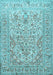 Persian Light Blue Traditional Rug, tr1019lblu