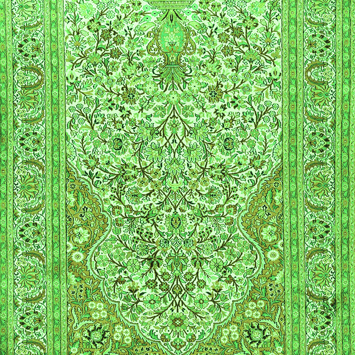 Persian Green Traditional Rug, tr1019grn
