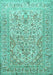 Persian Turquoise Traditional Rug, tr1019turq