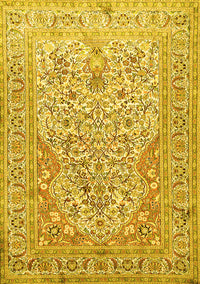 Persian Yellow Traditional Rug, tr1019yw