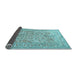 Sideview of Persian Light Blue Traditional Rug, tr1019lblu