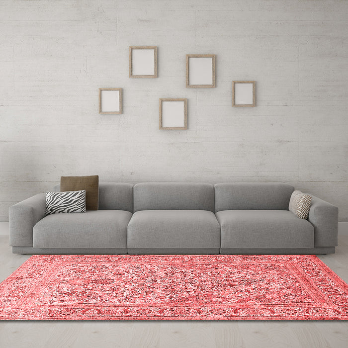 Traditional Red Washable Rugs