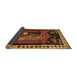 Sideview of Animal Brown Traditional Rug, tr101brn