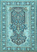 Persian Light Blue Traditional Rug, tr1021lblu