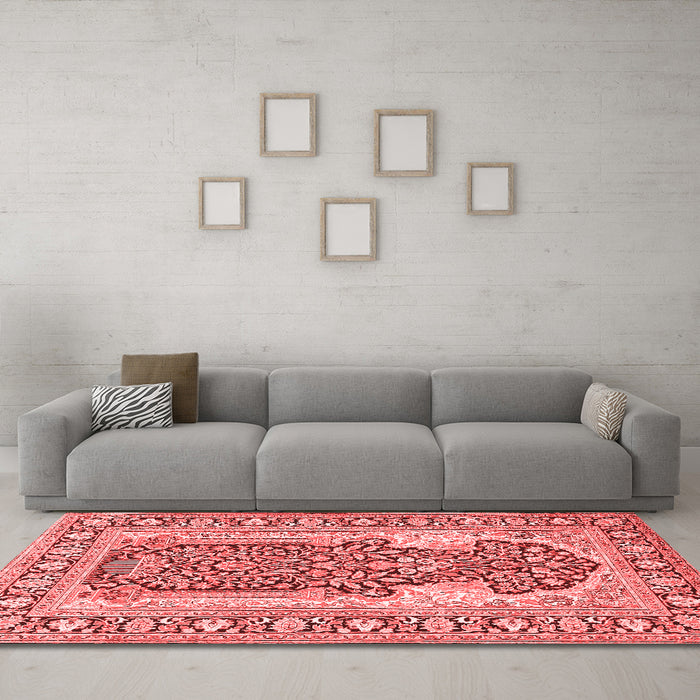 Traditional Red Washable Rugs