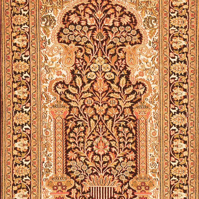 Persian Orange Traditional Rug, tr1021org
