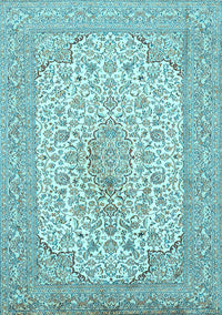 Persian Light Blue Traditional Rug, tr1022lblu