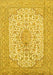 Persian Yellow Traditional Rug, tr1022yw