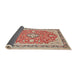 Sideview of Traditional Brown Medallion Rug, tr1023