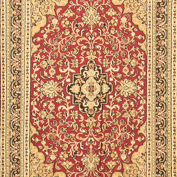 Medallion Brown Traditional Rug, tr1023brn