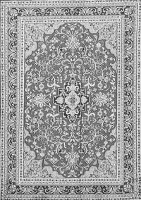 Medallion Gray Traditional Rug, tr1023gry