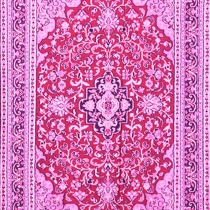 Medallion Pink Traditional Rug, tr1023pnk