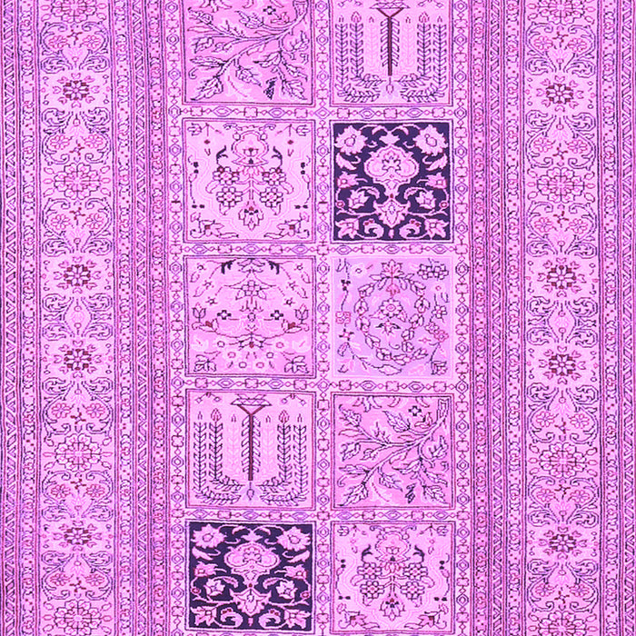 Machine Washable Persian Purple Traditional Area Rugs, wshtr1024pur