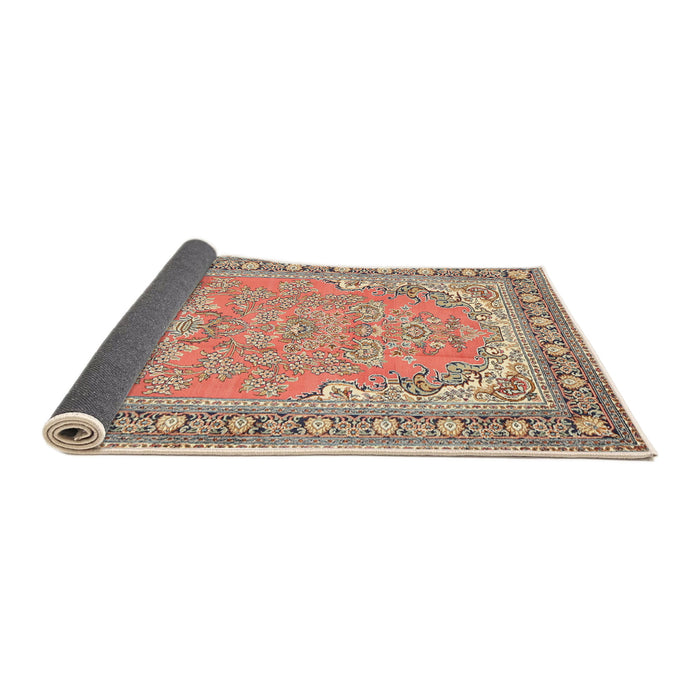 Sideview of Traditional Brown Persian Rug, tr1025