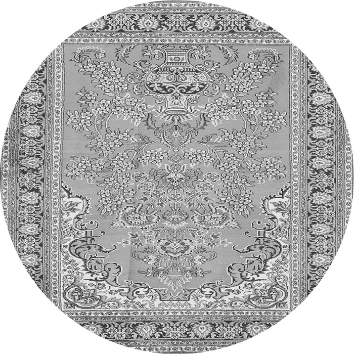 Square Persian Gray Traditional Rug, tr1025gry