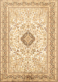 Medallion Brown Traditional Rug, tr1026brn