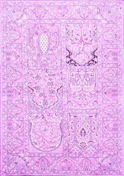 Animal Purple Traditional Rug, tr1027pur