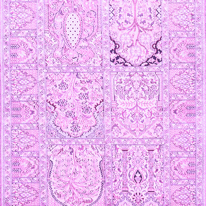 Animal Purple Traditional Rug, tr1027pur