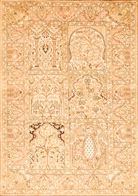 Animal Orange Traditional Rug, tr1027org