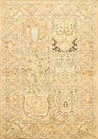 Animal Brown Traditional Rug, tr1027brn