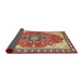 Sideview of Traditional Sandy Brown Medallion Rug, tr1028